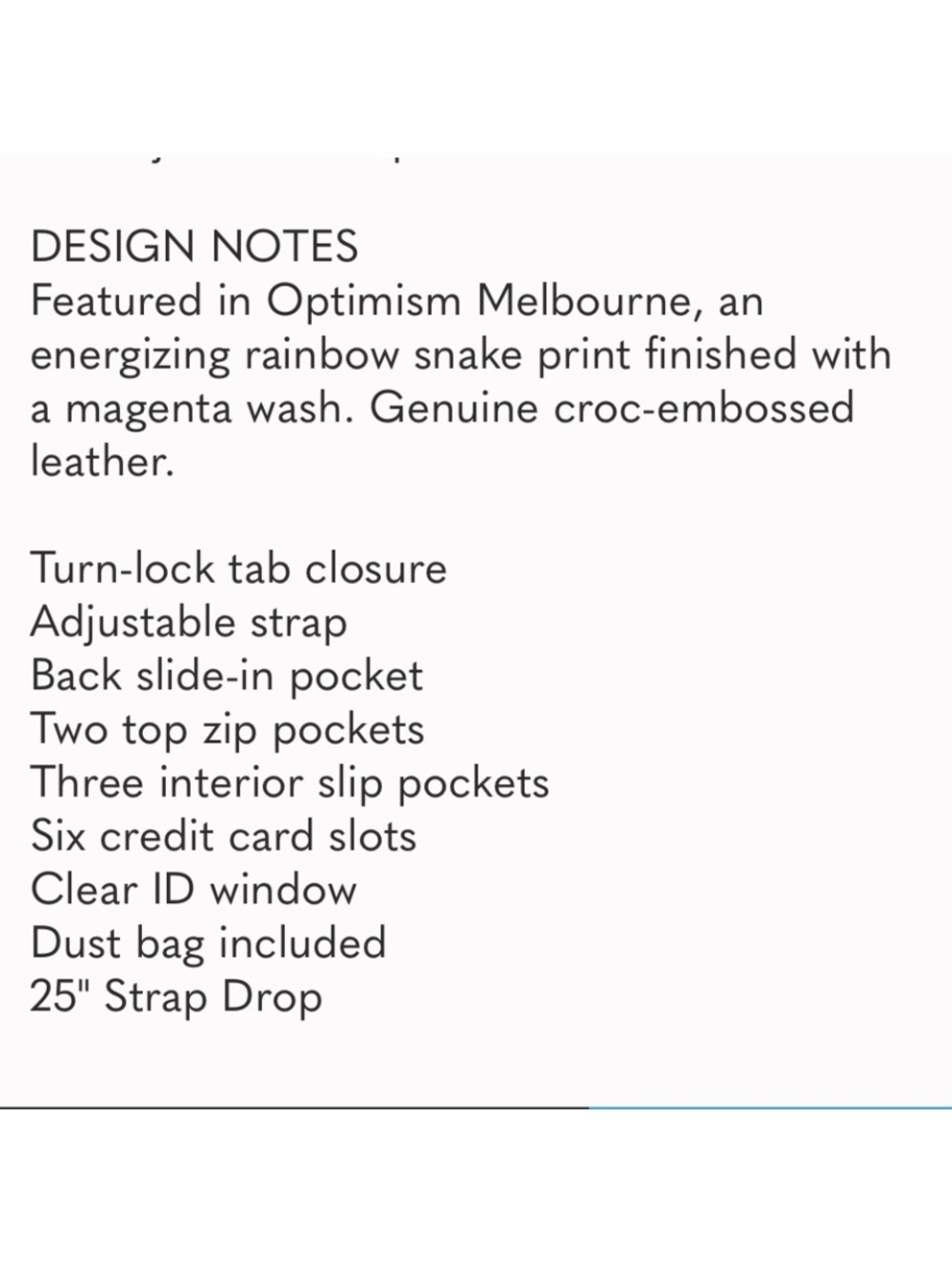 Brahmin Mina Optimism Crossbody Rainbow Bag - Picture 10 of 12